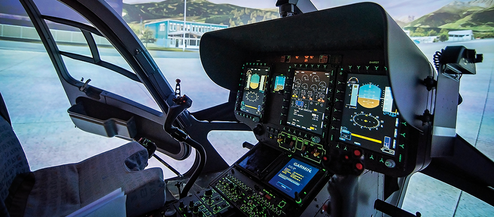 Level D FFS Simulator für ADAC HEMS H145 Helikopter - Reiser Simulation und Training